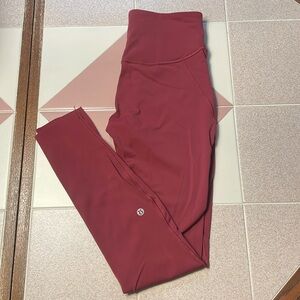 LuluLemon Wonder Under brushed pants